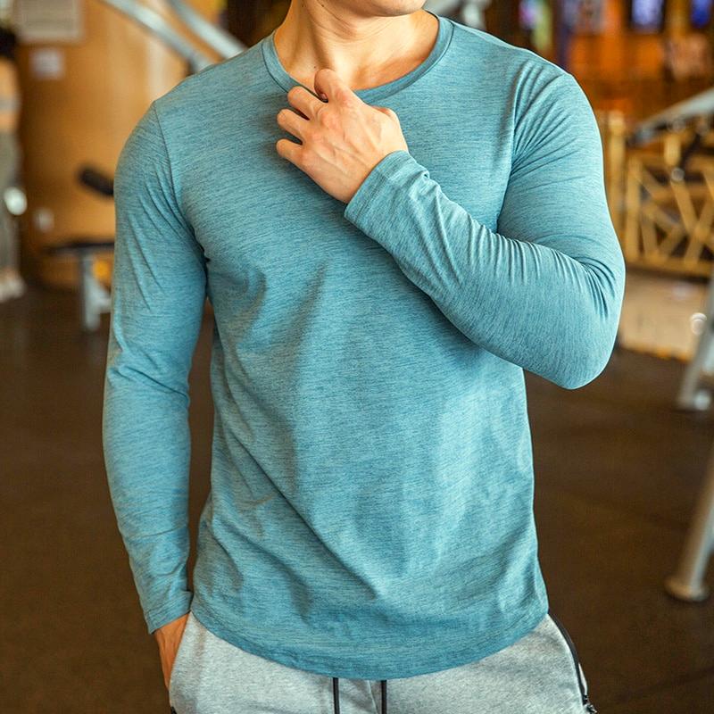Compression Long Sleeve Men's Workout T Shirt - Men's Fitness