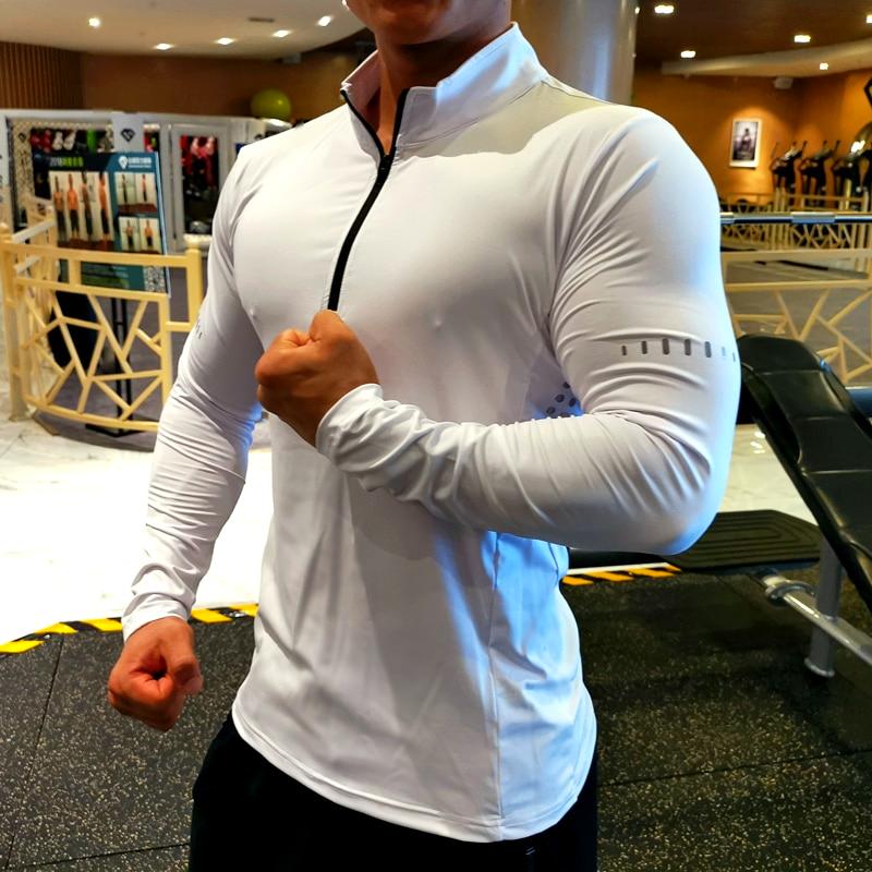 Long Sleeve Gym Fitness Male T Shirt - Men's Fitness Apparel, Men's Sports  & Fitness T Shirts