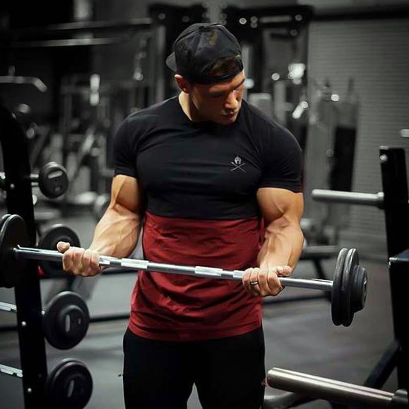 Long Sleeve Gym Fitness Men's Zipper Stand Collar T Shirt - Men's Fitness  Apparel, Men's Sports & Fitness T Shirts, Vivinch