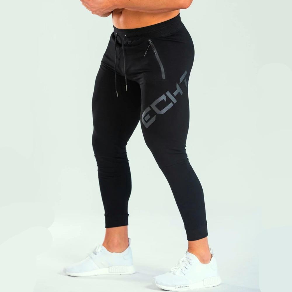 Sports & Fitness Men's Skinny Cotton Trousers - Men's Fitness Apparel ...