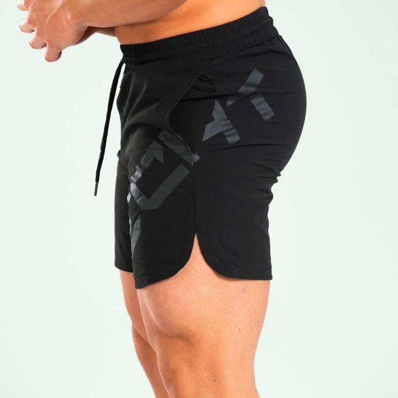 Printed Quick Dry Men's Sports & Fitness Shorts - Men's Fitness Apparel ...