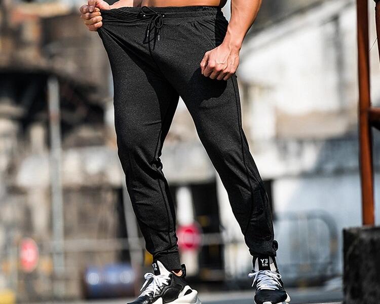 Bottom Half Button Men's Sports & Workout Trousers - Men's Fitness ...