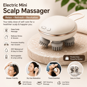Electric Mini Scalp Head Massager